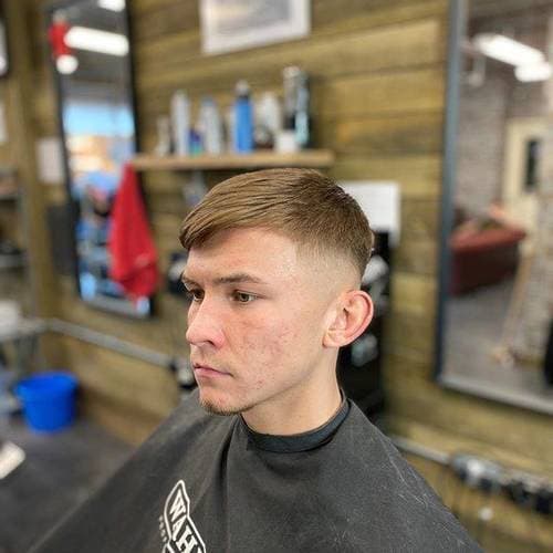 A haircut at Alpha Omega Grooming